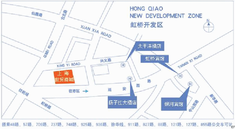 上海世貿(mào)商城交通圖