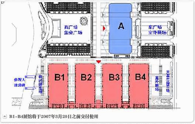 西安曲江國(guó)際會(huì)展中心場(chǎng)館圖