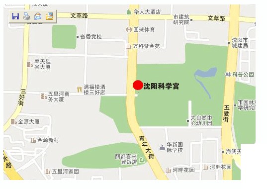 沈陽(yáng)科學(xué)宮會(huì)展中心交通圖